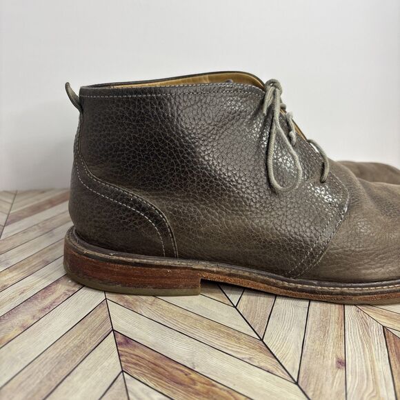 J Shoes Brown Leather Chukka BootMens sz 11 Lace-up  Handcrafted main image 13